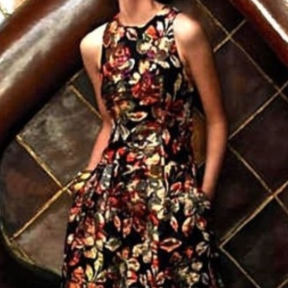 Anthropologie Leifsdottir Adelita Brocade Dress